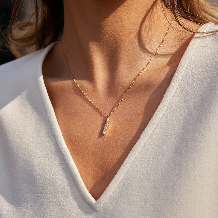 Allure Layered Necklace, worn