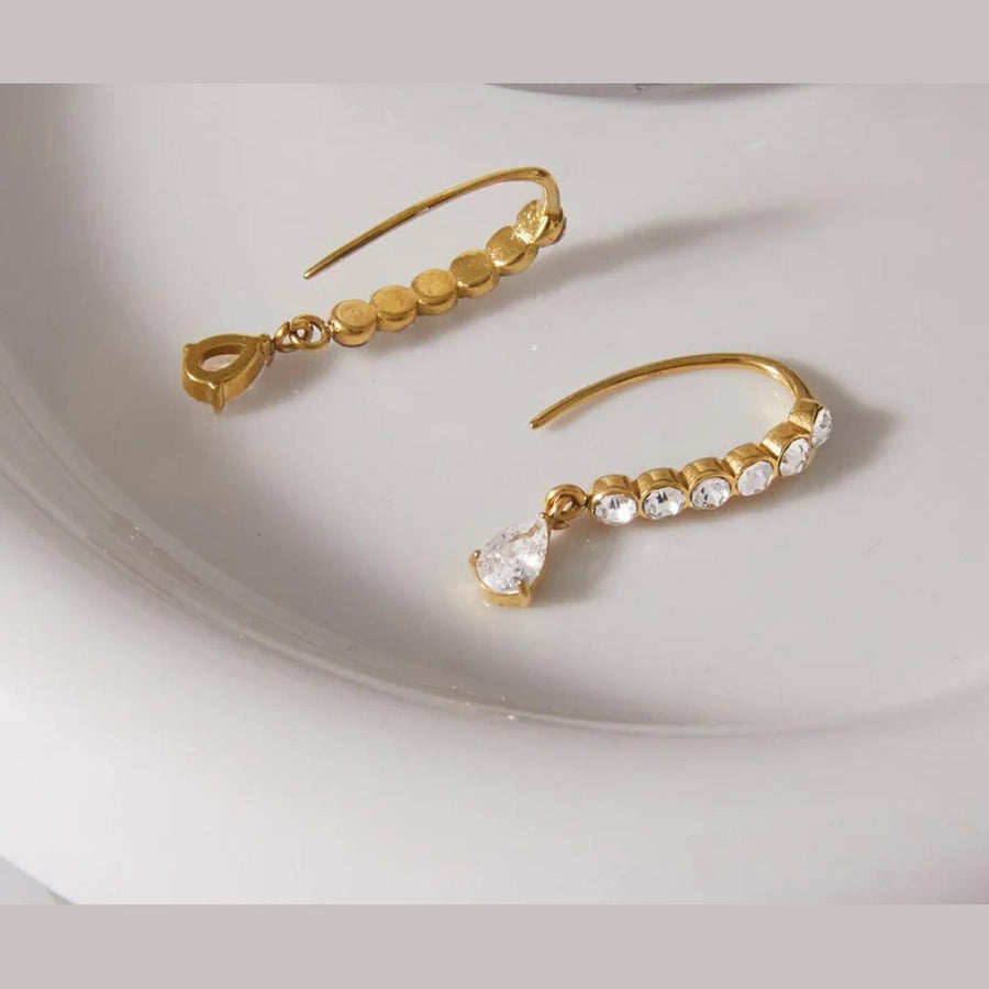 Cascade Drop Earrings, drop earring, detail