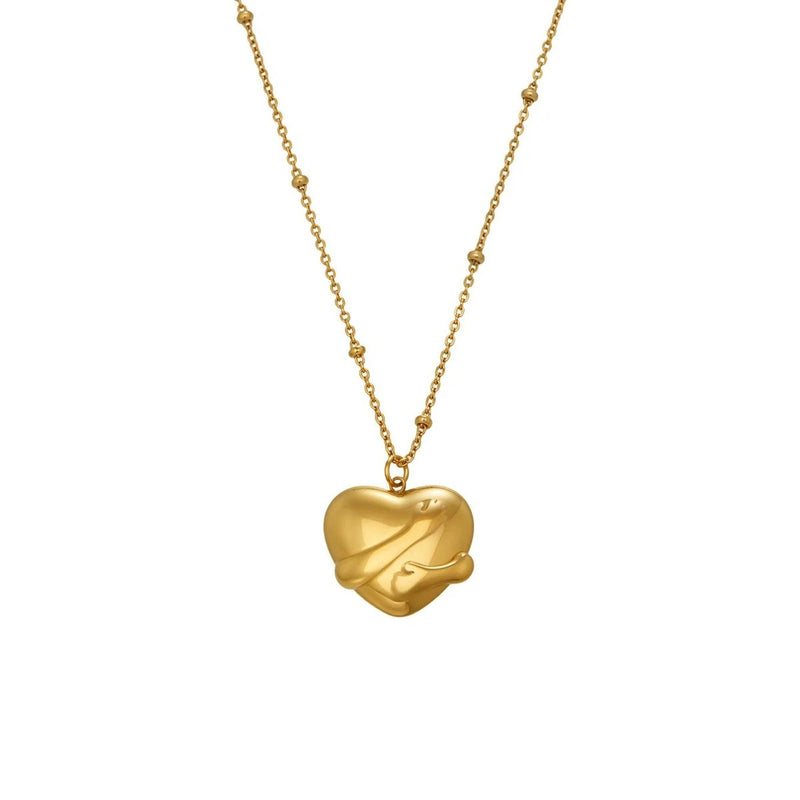 Embrace Heart Necklace, heart necklace
