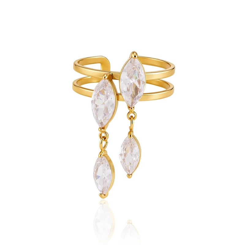 Gisele Drop Ring, statement ring