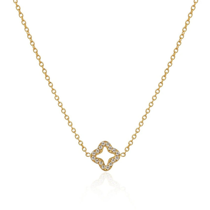 Lucca Clover Necklace, chain necklace