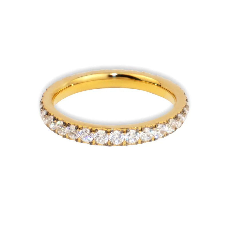 Lyra Tennis Ring, stacking ring