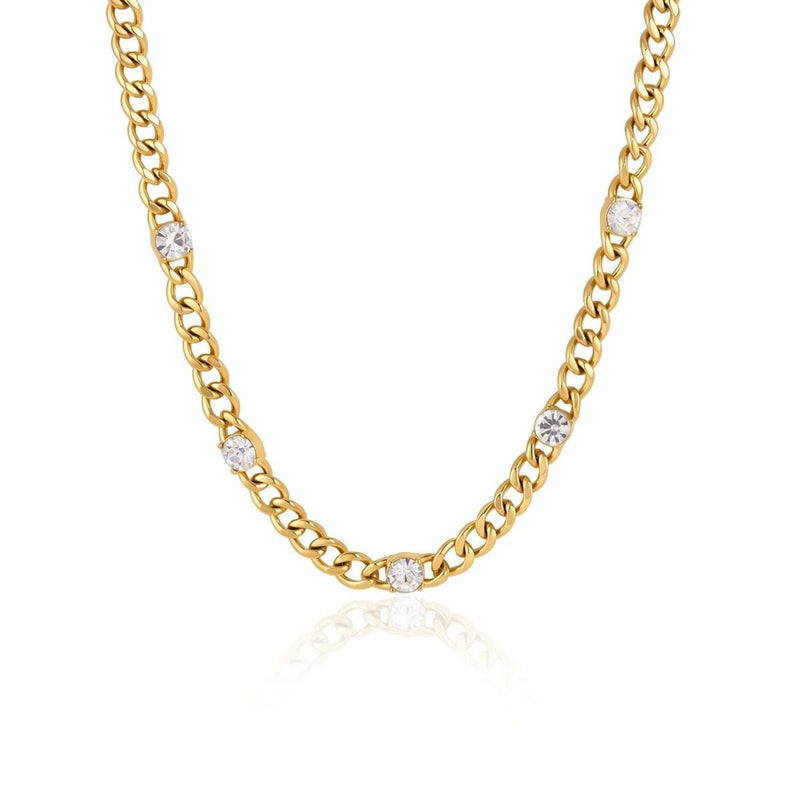 Mila Curb Necklace, chain necklace