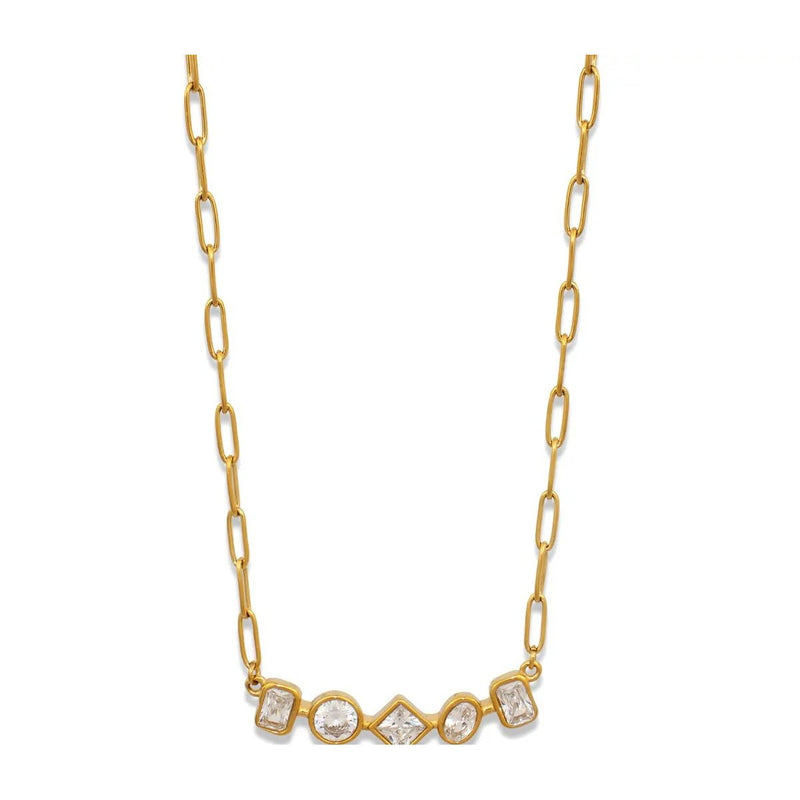 Quartet Bar Necklace, chain necklace