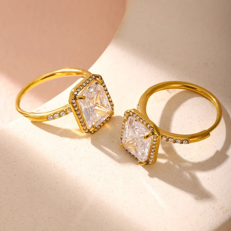 Regal Cushion Ring, statement ring