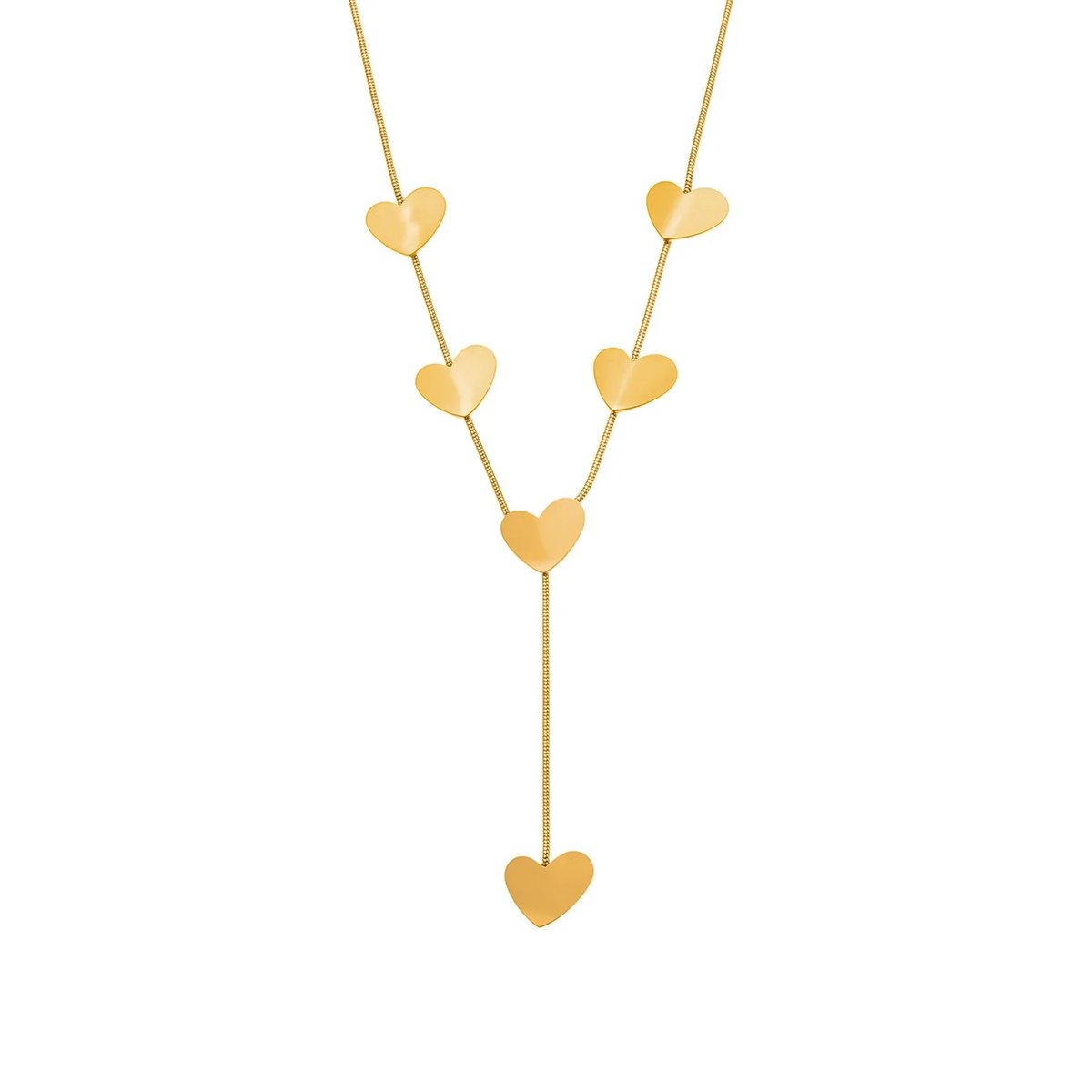 Amoretta Heart Y Necklace, lariat necklace