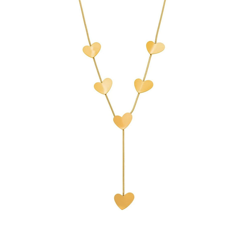 Amoretta Heart Y Necklace, lariat necklace