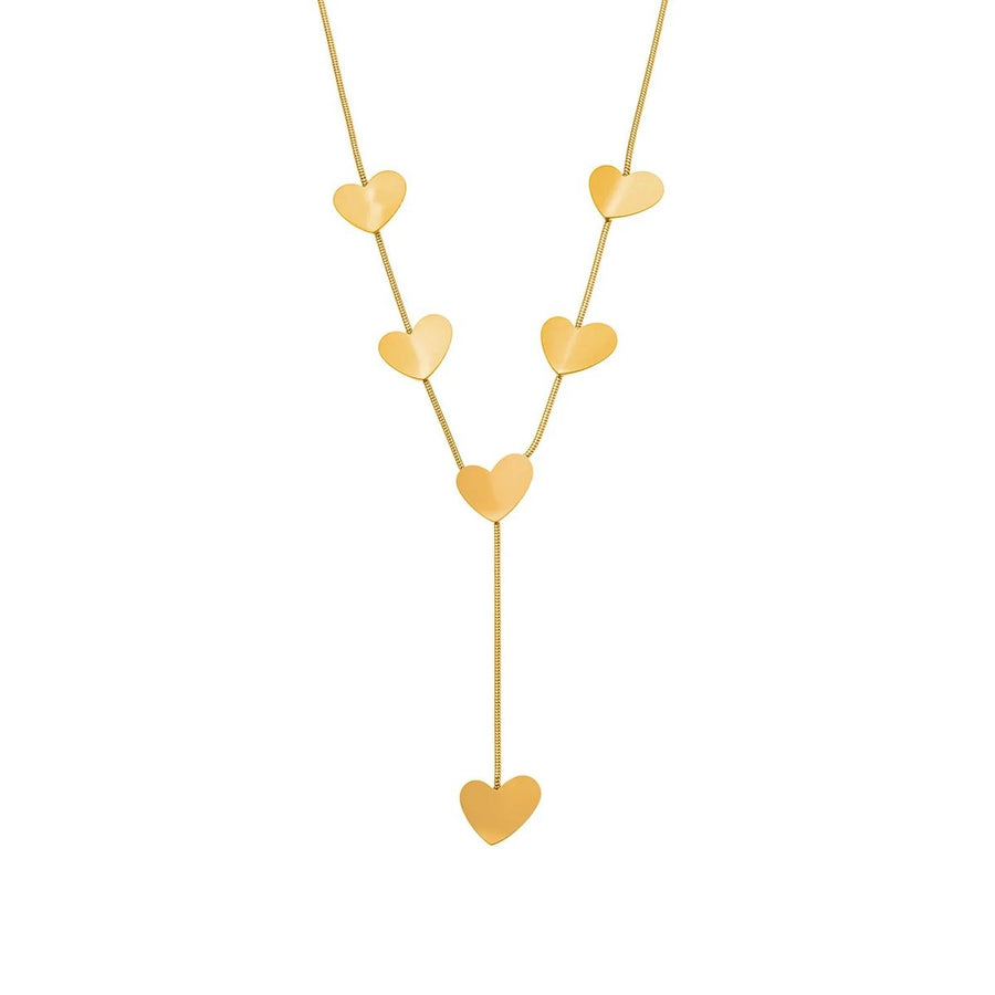 Amoretta Heart Y Necklace, lariat necklace