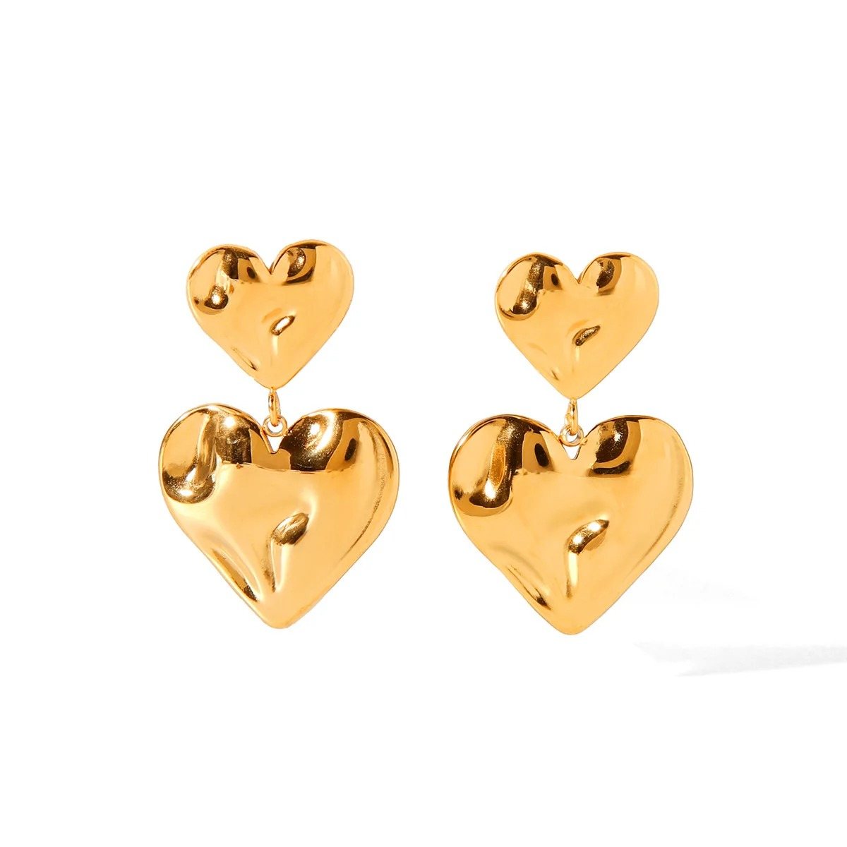Amoura Heart Drops, drop earring