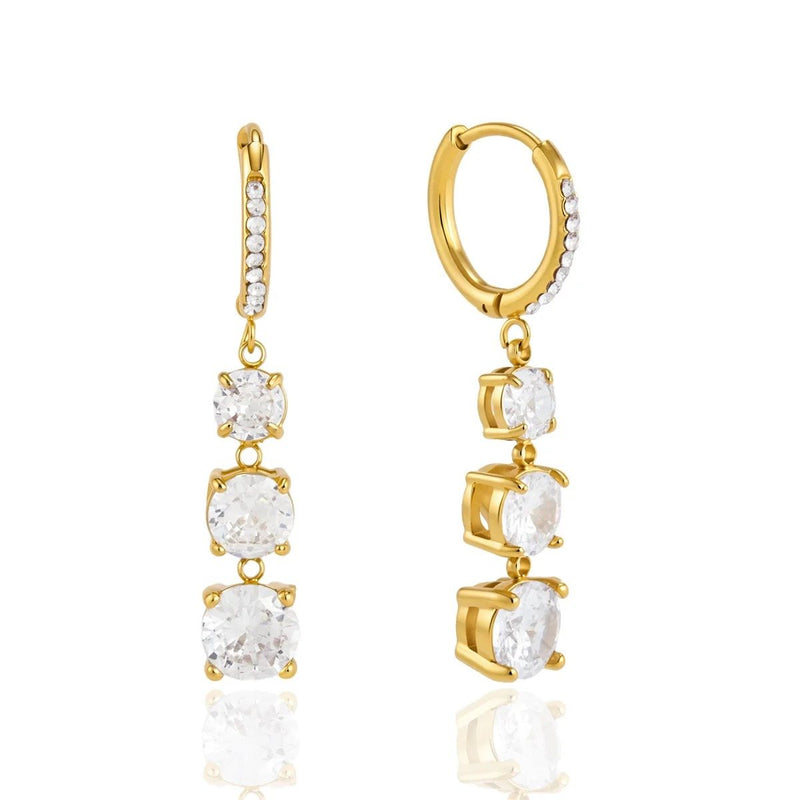 Bella Orb Drops, drop earring