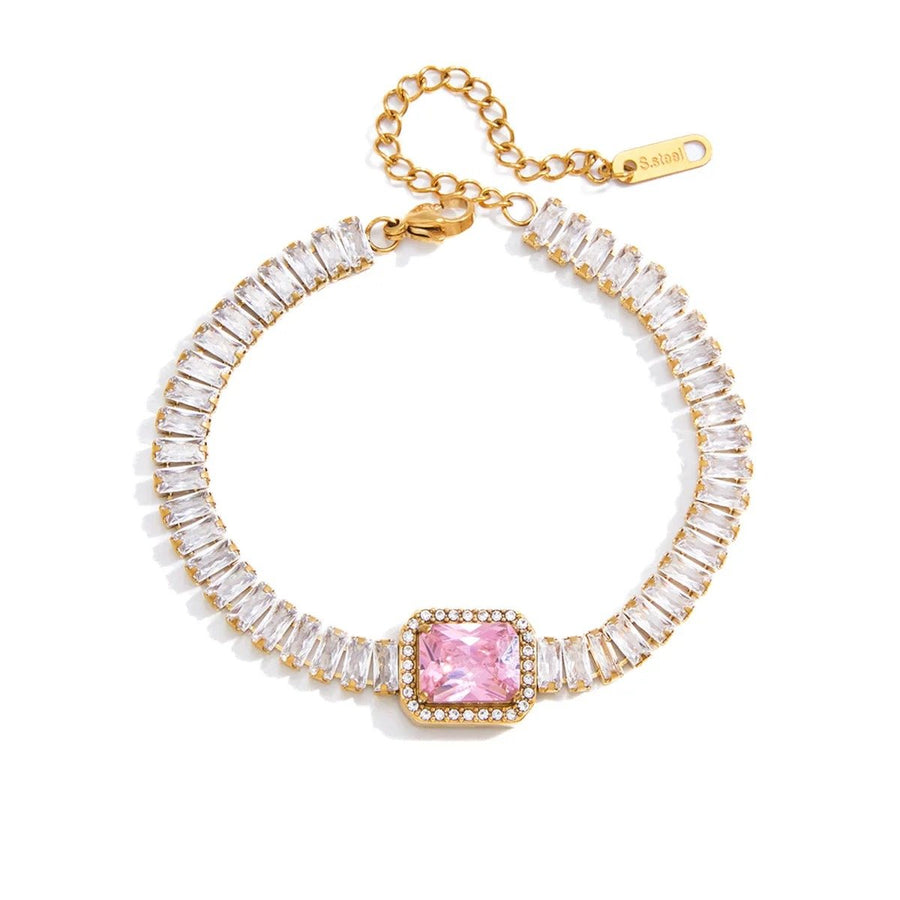 Blush Tennis Bracelet, tennis bracelet