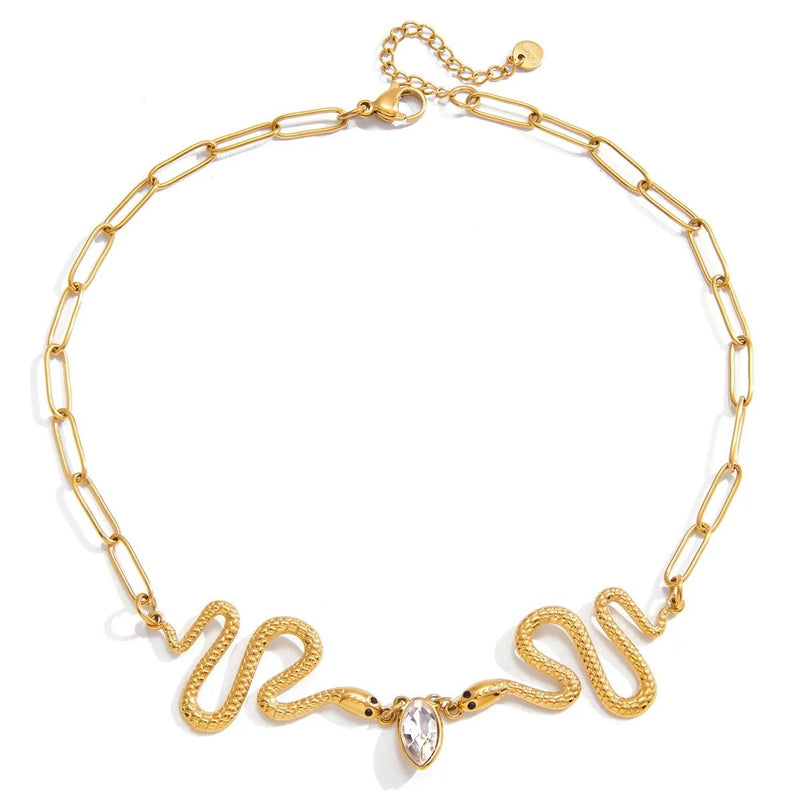 Eden Serpent Necklace, chain necklace
