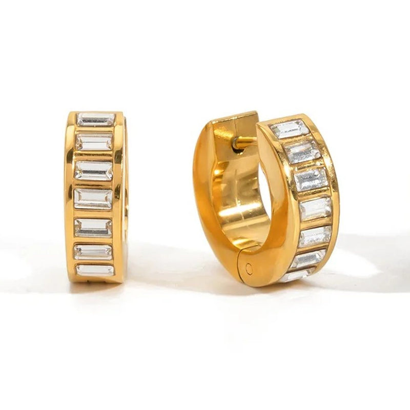Gala Crystal Huggies, huggie earring