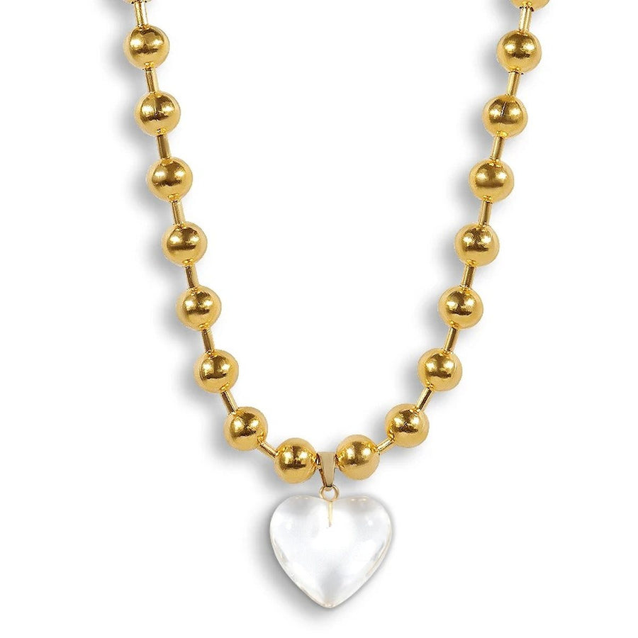 Glacé Heart Necklace, heart necklace