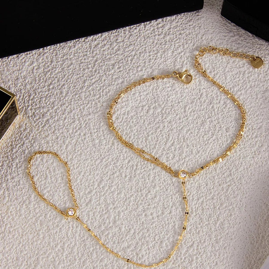Lovelink Hand Chain, hand chain, flat lay