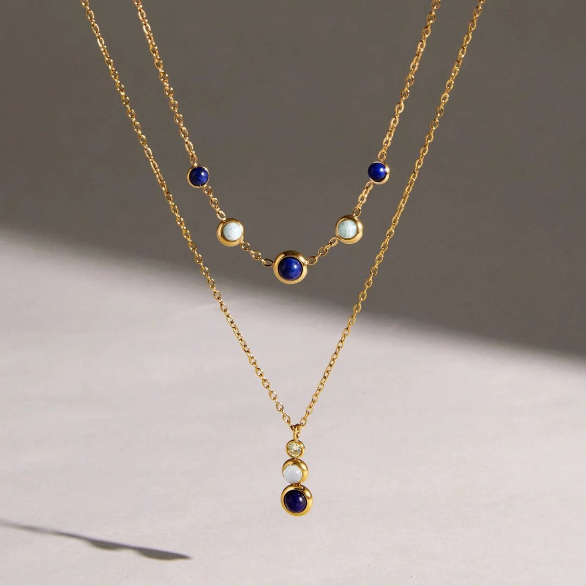 Pietra Layered Necklace, layered necklace