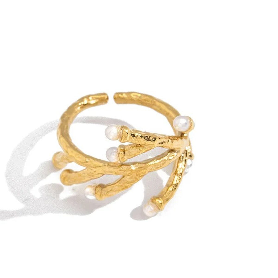 Primrose Pearl Ring, pearl ring