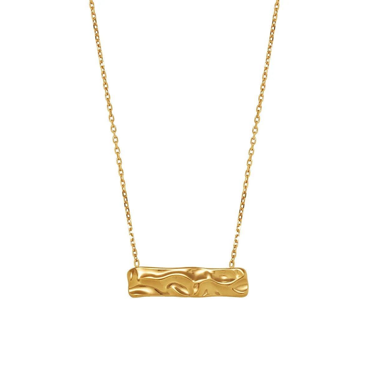 Relief Bar Necklace, chain necklace