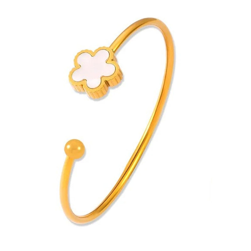 Trèfle Enamel Cuff, bangles and cuff