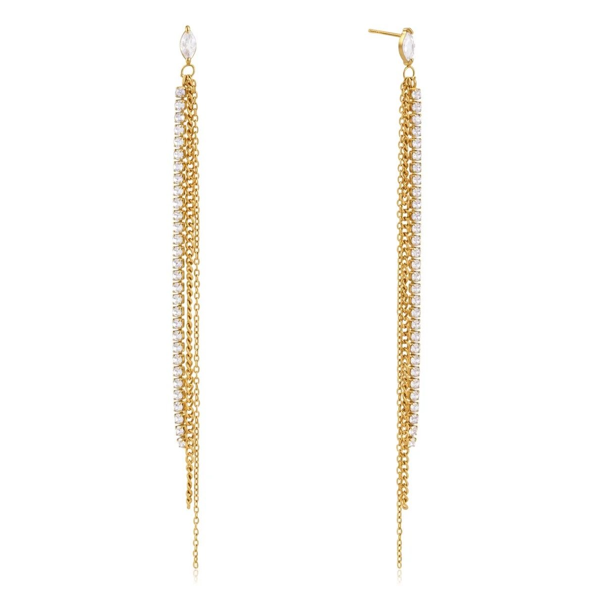 Vela Tassel Drops, drop earring