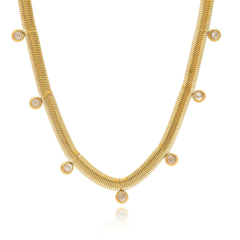 Vesper Snake Necklace, chain necklace