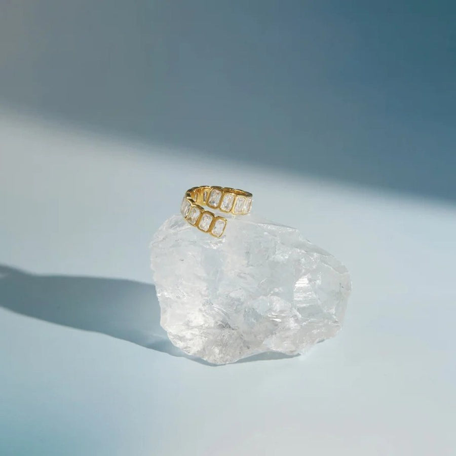 Vienna Baguette Ring, stone ring